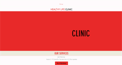 Desktop Screenshot of healthylifeclinic.com