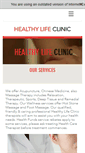 Mobile Screenshot of healthylifeclinic.com